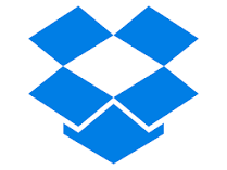 Dropbox blau